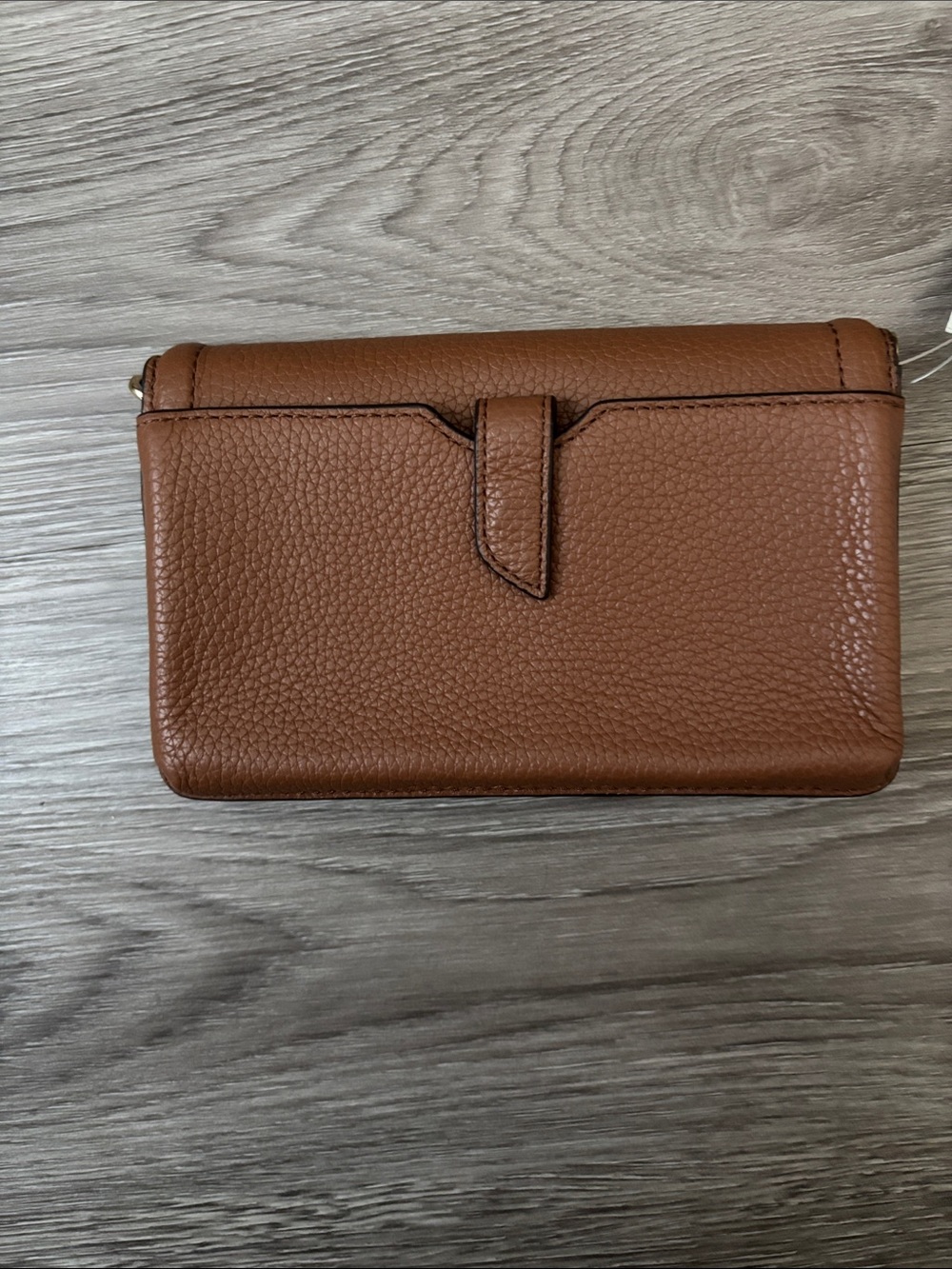 Michael Kors Pebbled Leather Wallet-Brown - Picture 4 of 4